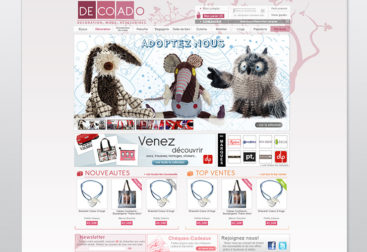 Page accueil du site DECO ADO