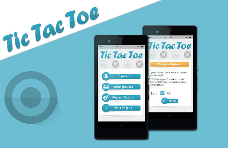 Jeu mobile Tic Tac Toe